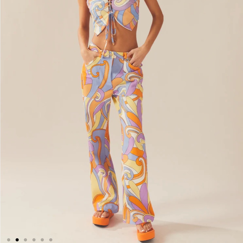 Peppermayo Exclusive - Evie Pants - Retro Swirl
